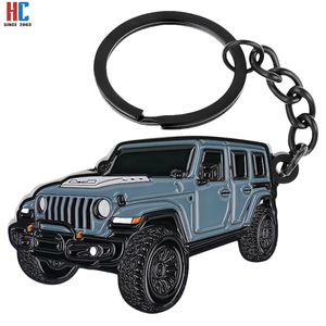 20 ans d'usine Cadeau de conducteur personnalisé Porte-clés en émail en forme de <span class=keywords><strong>voiture</strong></span> SUV pour homme - Product Image 2