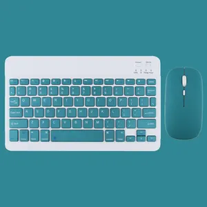 10 Zoll Mini bunte drahtlose Tastatur und Maus Kombination für iPad Tablet PC Handy