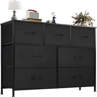 Armoire de rangement compacte multi-niveaux en tissu, style américain, avec tiroirs, pour salon et chambre à coucher - Vente en gros usine