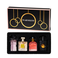 Coffret de 4 parfums féminins best-sellers transfrontaliers, longue tenue, parfum léger, floral, orchidée, laiteux, idéal pour un cadeau