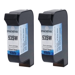 100% Chip Compatible 53S+ Solvent-Based Black <b>Ink</b> Cartridges - Product Image 2