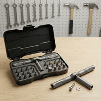 Destornillador Multiusos 24 en 1, Juego de Destornilladores Magnéticos, Mini Kit de Herramientas de Reparación para PC y Hogar