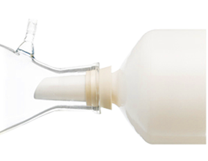 Entonnoir de Buchner perforé en verre borosilicaté de laboratoire, <span class=keywords><strong>disque</strong></span> filtrant perforé en verre et flacons Erlenmeyer avec raccord - Product Image 6