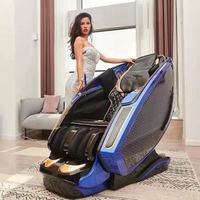 Fauteuil de massage intelligent 4D de luxe chinois, multifonction, à vibration, zéro gravité, avec fonction pédicure intégrée