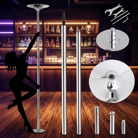 Barre de danse portable réglable de haute qualité, durable et sécurisée en acier inoxydable pour usage commercial, bar à domicile