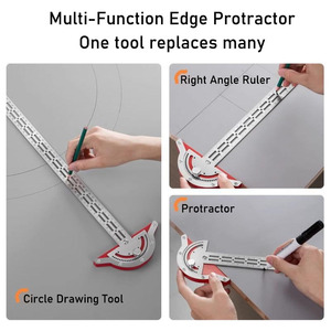 Outil <span class=keywords><strong>de</strong></span> mesure d'angle multifonctionnel <span class=keywords><strong>de</strong></span> qualité industrielle pour le travail du bois, <span class=keywords><strong>règle</strong></span> en métal, équerre, <span class=keywords><strong>règle</strong></span> droite, ODM personnalisable - Product Image 3