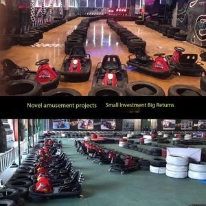 Phong cách mới karting loạt Hướng dẫn sử dụng bắt đầu đi-kart 2WD điều khiển từ xa hẹn giờ xe cho trẻ em Kiddie đi xe trò chơi Arcade máy - Product Image 6