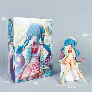 12CM Noddle Stopper Love Sailor Miku <span class=keywords><strong>Citrus</strong></span> Cream Ver. Figurine Manga Mignonne de Filles Debout, Statue PVC, Jouets Figurines Anime - Product Image 3