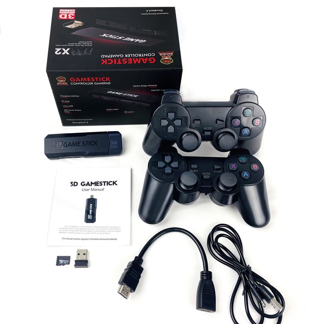 X2 Game Stick Retro Game Console 4K HD GD10 128gb Built-in Emulators 30000+ Games TV Stick