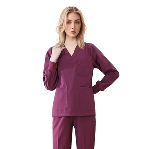 Uniformes Médicos de Alta Calidad y Económicos para Hombre y Mujer, Conjuntos de Uniformes de Enfermería <span class=keywords><strong>El</strong></span>ásticos - Product Image 6