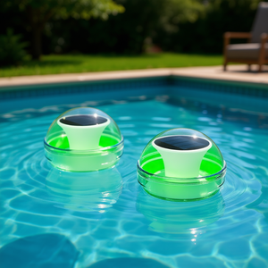Luces solares flotantes para piscinas, LED blanco cálido, IPX7, impermeables, para piscinas enterradas, 2 unidades - Product Image 2