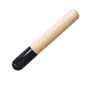 Bâton de massage en obsidienne avec manche en bois, bâton d'acupression, outil de massage, outil de spa - Product Image 6