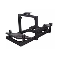 Venta Directa de Fábrica: Cockpit de Simulación de Carreras con Perfil de Aluminio en T, Chasis para Simulador de Carreras, Kit de Simulación de Conducción de Autos