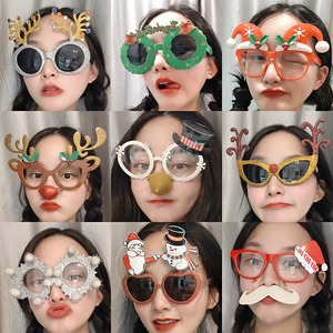 Occhiali da Sole Natalizi con Babbo Natale e Renna, Protezione UV400, Accessori Decorativi per Feste - Product Image 4