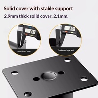 Service d'usinage CNC, pied de support réglable en alliage d'acier, pied de meuble, pied de canapé, pied de table basse télescopique, pied de meuble, pied de lit