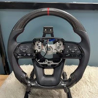 Volant en fibre de carbone véritable pour Toyota Supra A90 GR86 Camry Corolla Hilux Land Cruiser LC300 LC250 LC200 Yaris