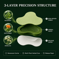 Autocollant cervical traditionnel aux herbes, chauffant, pour soulager les douleurs dorsales, certifié CE, marque privée OEM, faible MOQ, fournisseur en gros