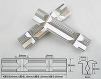 Mors de presse-outil en alliage d'aluminium magnétiques super puissants, mors souples en aluminium, bande magnétique, mors de presse-outil d'ingénieur en aluminium