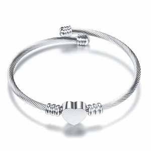 <span class=keywords><strong>Bracelet</strong></span> argenté en acier inoxydable, chaîne à la mode, plaqué <span class=keywords><strong>or</strong></span> rose, nom personnalisé, cadeau pour amoureux, nouveau, 2022 - Product Image 3
