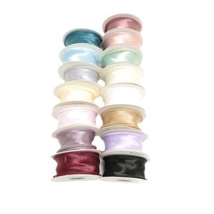 Ruban en stock du fabricant, vente en gros, ruban en satin à queue de poisson, ruban en gaze de neige, matériaux d'emballage pour bouquets de fleurs, nœuds en maille ondulée - Product Image 5