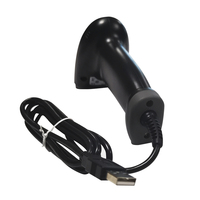 Escáner de Códigos de Barras 2D con Cable, Lector de Códigos QR 1D/2D, Alta Resolución 1280x720, Escáner Portátil para Punto de Venta, Minoristas, Almacenes e Inventario