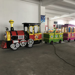 Train miniature sans rails pour enfants, en forme d'éléphant de dessin animé, pour parc d'attractions, parc d'attractions électrique, aire de jeux extérieure, à vendre/enfants - Product Image 1