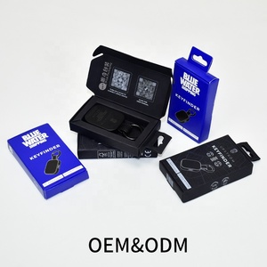 Custom FSC Kraft Mini Mailer Box con Hang Hole integrato e inserto in cartone per chiave Finder Bluetooth Tracker Packaging - Product Image 5