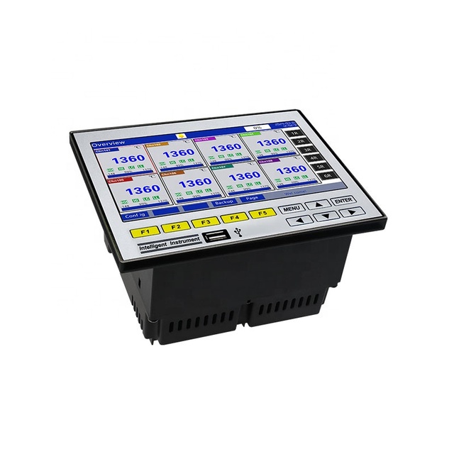1-16 Multi Channel Paperless Recorder Data Logger USB Temperature Humidity Pressure Data Logger for Flow Meter K PT100 J 4-20mA