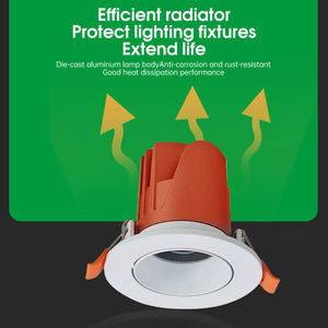 Tubes LED à lumière naturelle réglable Whisper-Quiet Température de couleur réglable pour les salles de lecture Corps en aluminium Utilisation en intérieur - Product Image 4