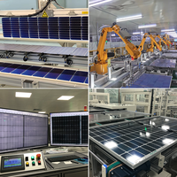 Sunpal Panneau solaire bifacial 450W 500 W 505W 510W 600W Bipv Panneaux solaires transparents 500 Watt Module Pv Prix de la Chine