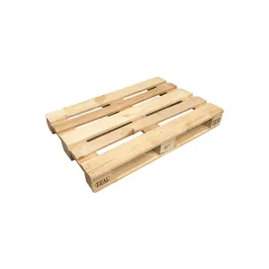 Palette en bois massif de haute qualité traitée thermiquement Euro Standard EPAL