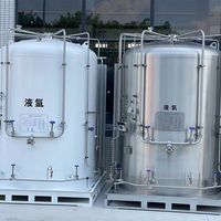 Capacité des cryochains 1m3 1.6MPa Réservoir de stockage d'hydrogène liquide cryogénique à vendre