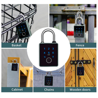 Serrure de tiroir intelligente en acier inoxydable étanche RIXIANG T55D-TT avec déverrouillage par empreinte digitale, mot de passe, carte et clé via l'application TTlock