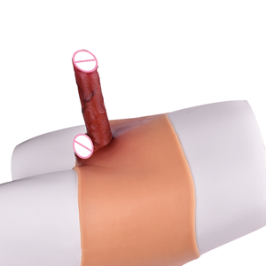 Lacci realistici per lacci di Dildo mutandine in Silicone da indossare Dildo biancheria intima per lesbiche giocattoli sessuali lesbici 5.8 "solido cazzo per lesbiche - Product Image 6