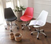 Chaises de bureau minimalistes, chaises d'attente pour bureau, Chine Mobiliarios Sillas Mingshuai MC-1803S Silla De Oficina Azul Cielo