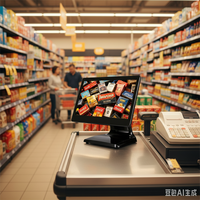 Terminal de point de vente (TPV) pour supermarché, restaurant, paiement, caisse enregistreuse, écran tactile, équipement de paiement pour le commerce de détail