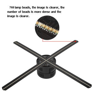 Quạt hiển thị ảnh ba chiều LED 3D Máy quảng cáo ảnh ba chiều 3D 65cm với 4 cánh quạt - Product Image 4