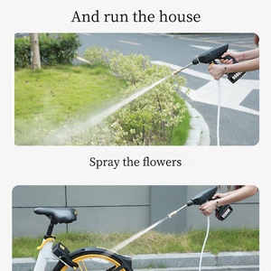 Spray Gun Car Wash 12V <b>Portable</b> Wireless Lithium Battery Cordless Car <b>Washing</b> <b>Machine</b> - Product Image 4