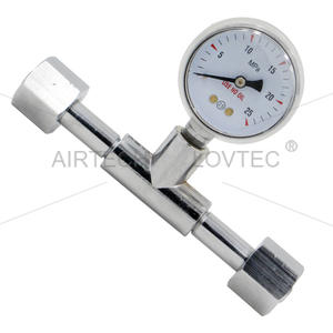 Vannes Aite 2 têtes, connecteur 540, pont d'oxygène, interface de bouteille d'oxygène avec manomètre, essentiel pour une alimentation en gaz efficace - Product Image 5