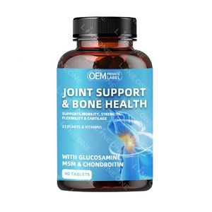 Glucosamine Chondroïtine MSM Supplément de soutien des articulations et santé des os pour le soulagement des articulations Force des os 60 comprimés - Product Image 1