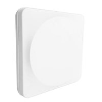 8dBi Long Range UHF RFID Card Reader 865-868/902-928MHz ABS Material for Parking Barrier Access Control System