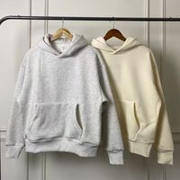 Sudadera con capucha de cuello alto para hombre, cálida, de manga larga, holgada, informal, para otoño