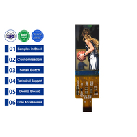 Module d'affichage AMOLED 0,95 pouce 120x240 4 SPI 15 broches à cadre étroit 450 nits pour montres connectées et appareils portables