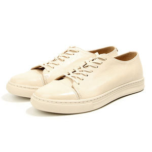 Off White <b>Leather</b> <b>Sneakers</b> Lace Up Solid Color Breathable Youth Casual Shoes - Product Image 5
