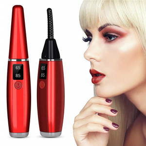 Rehausseur de cils électrique portable en silicone à 360 degrés, chauffant avec écran LCD, pour lifting des cils, marque privée, économique et très demandé - Product Image 1