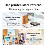 Imprimante UV à plat TIFFAN de haute qualité A1 60cm I3200 pour cartes PVC, bois, positionnement visuel 3D, étiquettes TPU, autocollants