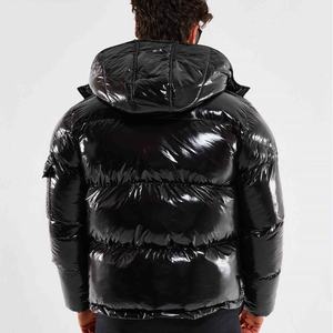 Veste matelassée personnalisée avec logo, nouveau design, coton, hiver, rembourrage en duvet, polyester, veste d'extérieur pour homme - Product Image 2