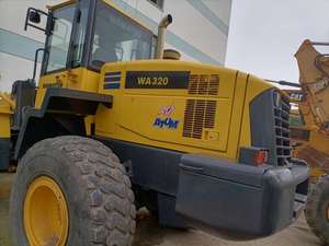 Machines de chargement utilisées Komatsu WA320 pour la construction Chargeuse sur pneus et équipement bon marché - Product Image 3