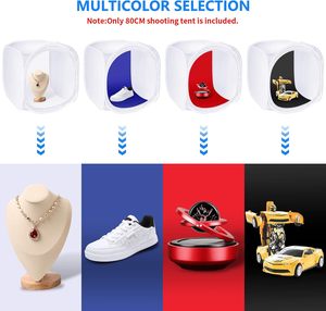 Neewer เต็นท์ถ่ายภาพสตูดิโอขนาด24x24นิ้ว/60x60ซม. ชุดกล่องไฟลูกบาศก์กระจายแสงฉากหลัง<span class=keywords><strong>4</strong></span>สีสำหรับการถ่ายภาพ - Product Image 5