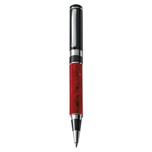 Stylo bille en marbre rouge avec logo personnalisé, stylo en métal original avec une largeur d'écriture de 0,5 mm pour cadeaux et promotions - Product Image 1